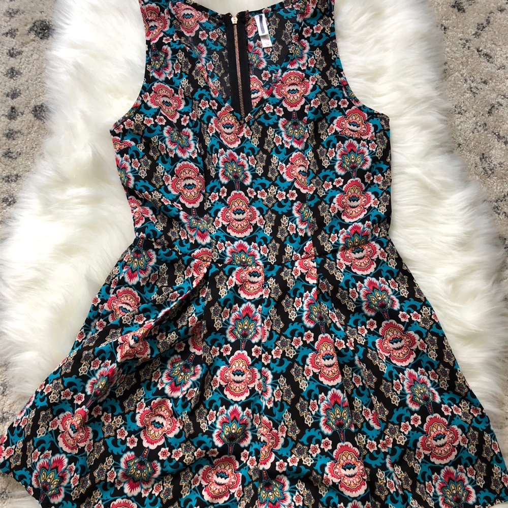 Floral print romper